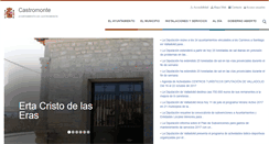 Desktop Screenshot of castromonte.ayuntamientosdevalladolid.es