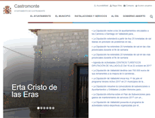 Tablet Screenshot of castromonte.ayuntamientosdevalladolid.es