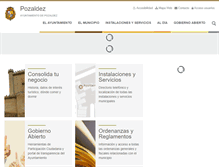 Tablet Screenshot of pozaldez.ayuntamientosdevalladolid.es
