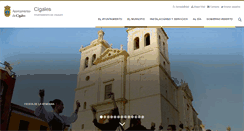 Desktop Screenshot of cigales.ayuntamientosdevalladolid.es