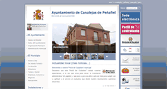 Desktop Screenshot of canalejasdepenafiel.ayuntamientosdevalladolid.es
