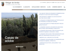 Tablet Screenshot of melgardearriba.ayuntamientosdevalladolid.es